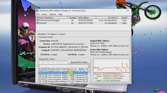 Technitium MAC Address Changer Free смотреть онлайн