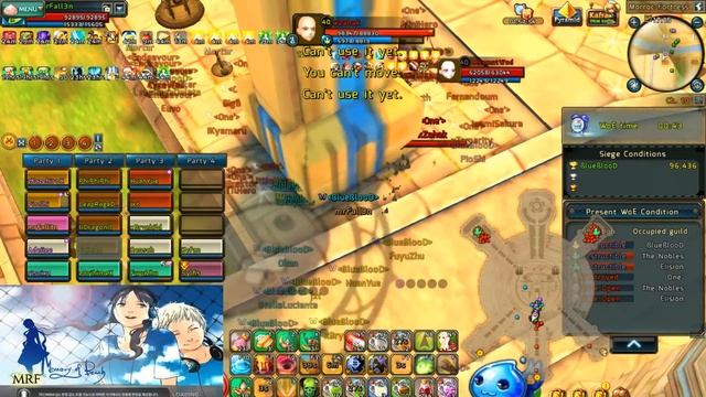 BB+BleeD vs 4Guilds. One EC 1% DMG. 2Guild EC and only give DMG 55k. [WoE Jan14 2018] смотреть онлайн