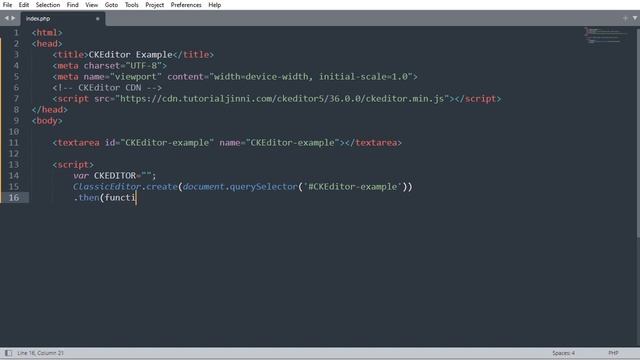 CKEditor Example смотреть онлайн