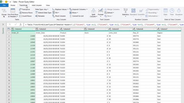 Replace Values in Table Headers in Power Query смотреть онлайн