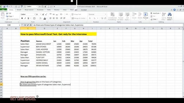 HOW TO PASS MICROSOFT EXCEL TEST / GET READY FOR AN INTERVIEW смотреть онлайн