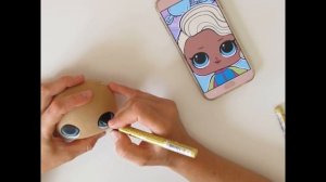 Как сделать куклу лол. Кукла лол своими руками.