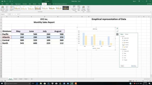 MS Excel: Graphical representation of Data смотреть онлайн