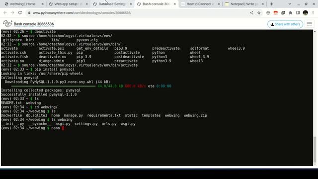 Step-by-Step Guide: Configuring MySQL Database for Django on PythonAnywhere || Free Django hosting смотреть онлайн