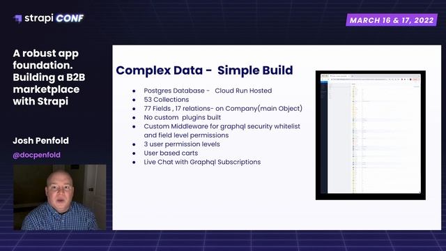 A robust app foundation. Building a B2B marketplace with Strapi by Josh Penfold смотреть онлайн