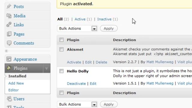 How to Manage and Edit Plugins in WordPress - Brief Explanations of Plugins Feature in WordPress смотреть онлайн