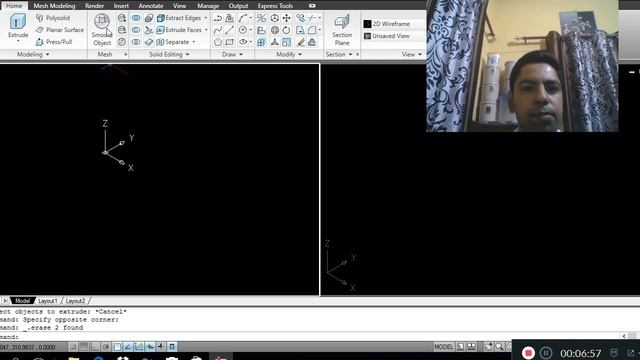 (Hindi) Autocad 3D Tutorial Commands Series 2018-19 : Extrude and Press/Pull Commands in Autocad | смотреть онлайн