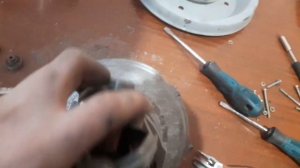 разобрал пылесос «буран» в метолл.