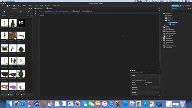 The Basics on Roblox Scripting: The Click Detector смотреть онлайн