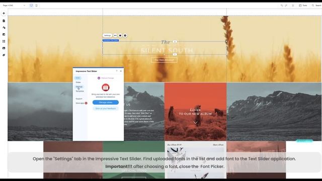 Impressive Text Slider: How to add your fonts to the Text Slider смотреть онлайн