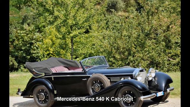 #639. Старые автомобили - Mercedes-Benz 540 K Cabriolet смотреть онлайн