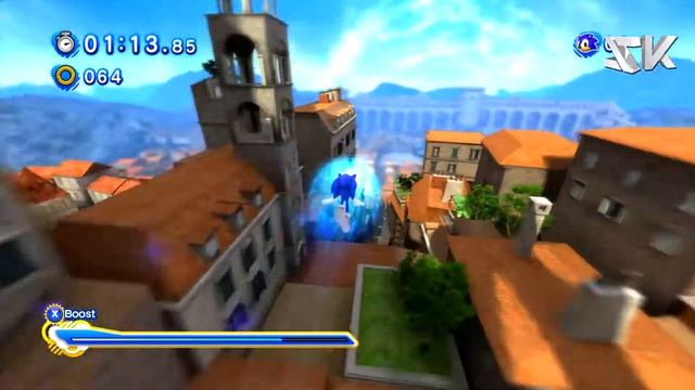 Sonic Generation Rooftop run Speed run 2:13.18 смотреть онлайн