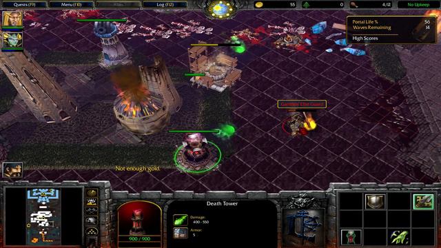 Warcraft 3 Frozen Throne Blood Elves Campaign Secret Mission: The Crossing Hard смотреть онлайн