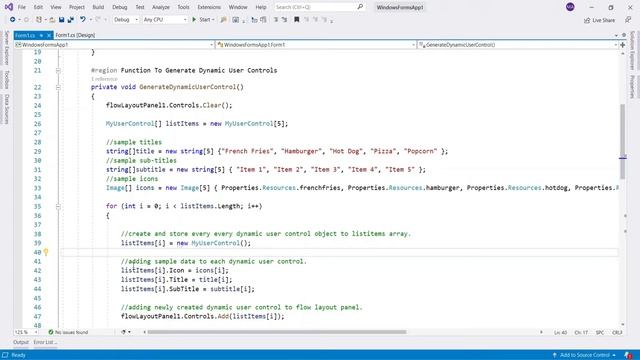 custom dynamic user control with event handler C# WinForm смотреть онлайн