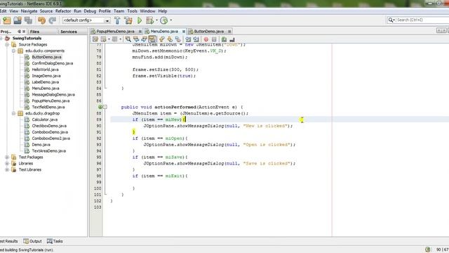 Bài 27 Java Swing Click Event 2 смотреть онлайн