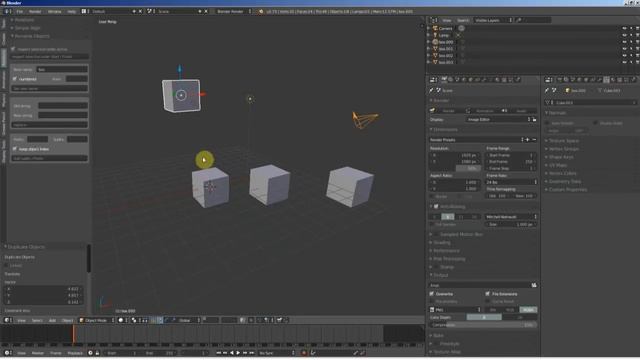 Blender addon - Renaming objects addon смотреть онлайн