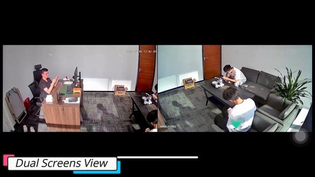 Outdoor 8MP 4MP WIFI Camera Dual Lens With Dual Screen ICSee App