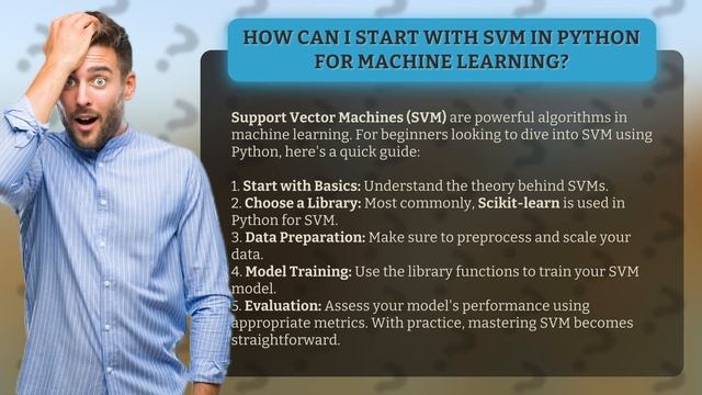 How Can I Start with SVM in Python for Machine Learning? смотреть онлайн