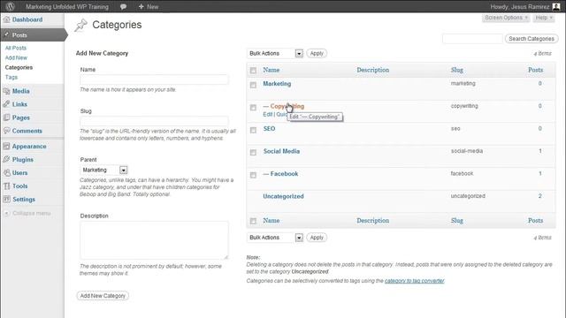WordPress Video Tutorial Training Series - 03 - Understanding Categories & Tags смотреть онлайн