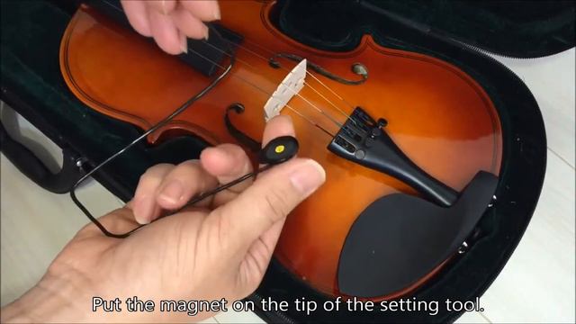 Pickup mic installation for Fiddle and Sound test MSP-V3 pickup / 123sound.jp смотреть онлайн