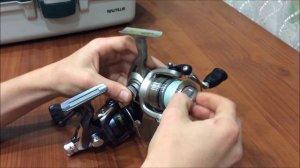 Как снять шпулю с безынерционной катушки. Передний и задний фрикцион.