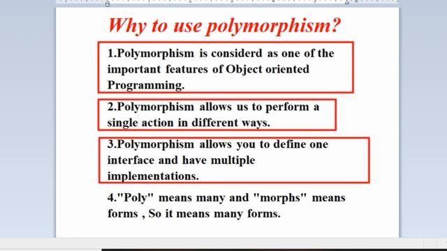 #Polymorphism #Java What is Polymorphism,Why to use Polymorphism смотреть онлайн
