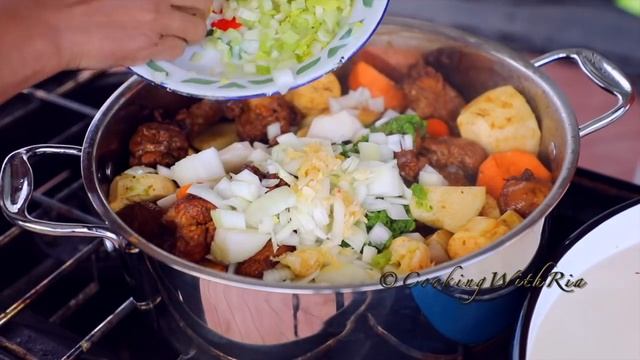Caribbean Chicken Soup - STEP BY STEP TUTORIAL