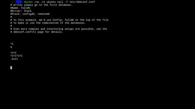Exiting A Docker Container