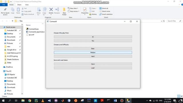 Connect 4 powered with "Minimax with alpha-beta pruning" AI algorithm (Human is Yellow - AI is Red) смотреть онлайн