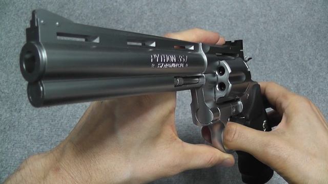 東京マルイ コルトパイソン（ガス）／TOKYO MARUI COLT PYTHON.357mag 6inch STAINLESS MODEL смотреть онлайн