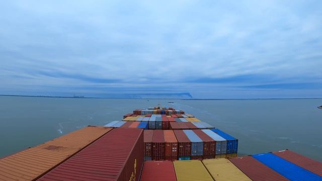 4 Hour Uncut View From Cargo Ship Transiting The Houston Ship Channel | Life At Sea смотреть онлайн
