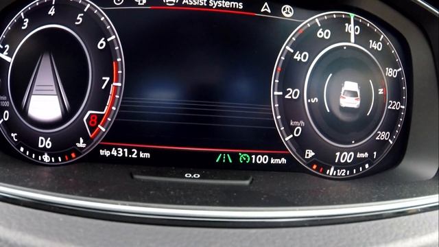 2018 VW Golf GTI Lane Assist & Self Parking Demo смотреть онлайн