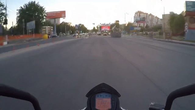 KTM Duke 390 из Москвы в Красногорск