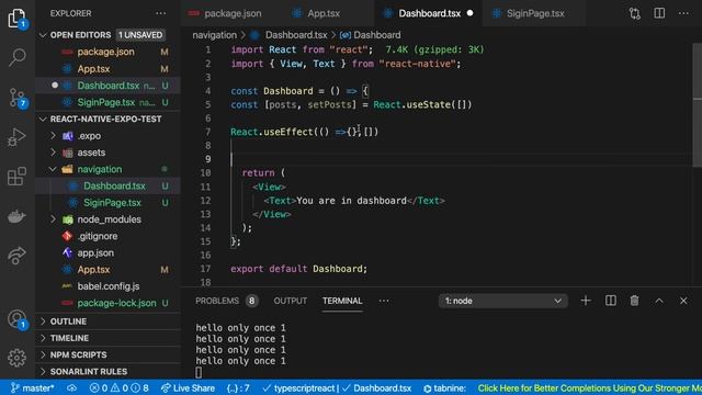 Learn useEffect and useState in react native (React Hooks) смотреть онлайн