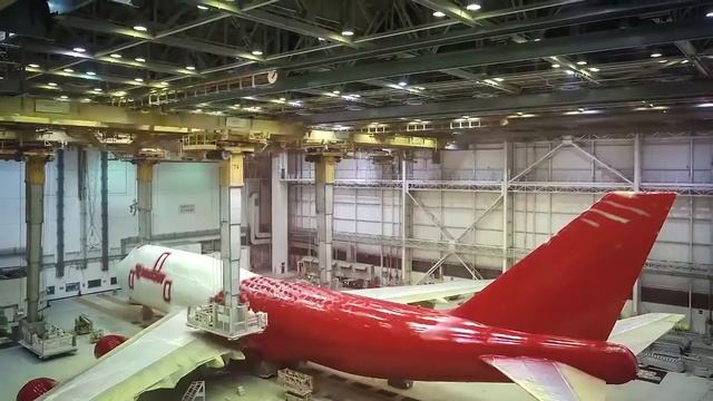 покраска боинга-747 с тигром смотреть онлайн