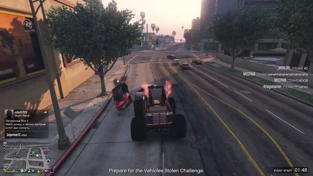 GTA5 || Ramming people for no reason pt3 смотреть онлайн