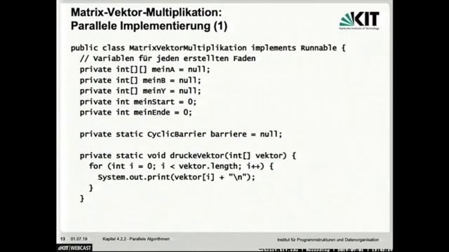 22a: Semaphore und Parallele Algorithmen (aus SS 2019) смотреть онлайн
