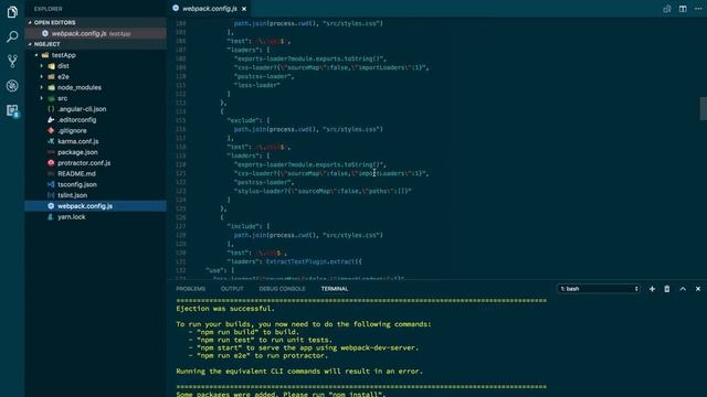 Angular CLI | How to eject webpack config from an Angular CLI project смотреть онлайн