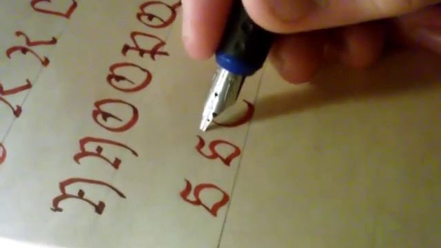 ASMR Calligraphy Practice, Gothic Font Part 2 смотреть онлайн