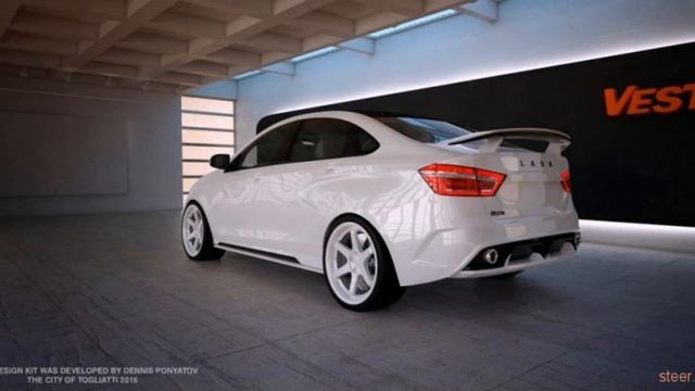 Тюнинг для LADA VESTA!Tuning for LADA VESTA смотреть онлайн