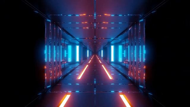 FUTURISTIC HallWay | Animated Motion Graphic | Copyright Free Background l смотреть онлайн