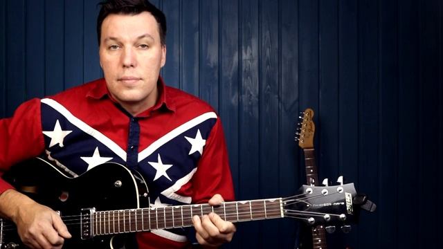 Как играть рок-н-ролл на гитаре. Часть 13. Rockabilly 5 крутых ритма. смотреть онлайн