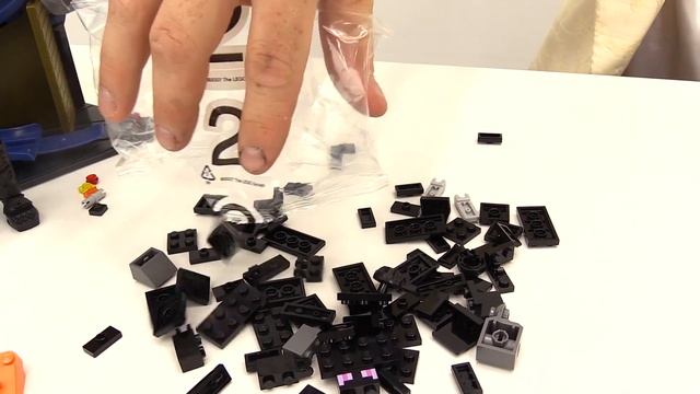 Собираем вместе Дракона Эндер. Игры с Лего Майнкрафт смотреть онлайн