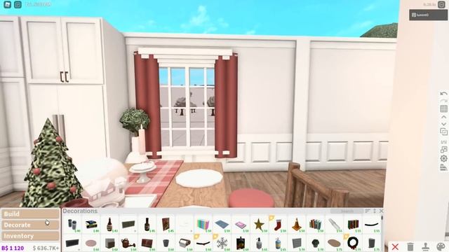 2 Story Christmas Themed House ♡ | Bloxburg Speedbuild | Luminto