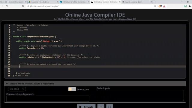 Java FtoC tutorialVideo смотреть онлайн