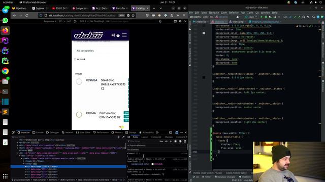 Делаем адаптивную таблицу c FLEXBOX для мобильных на CSS и HTML смотреть онлайн
