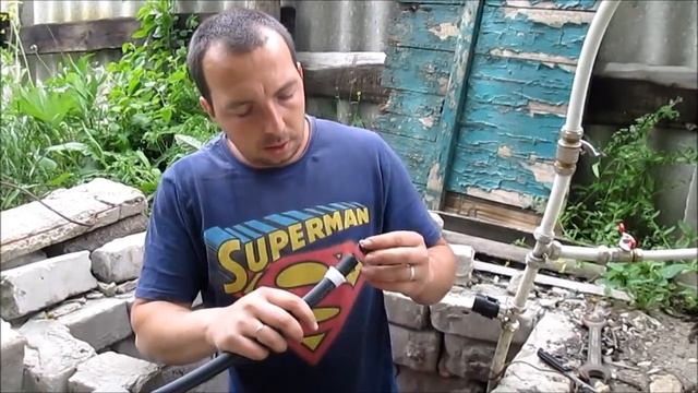 Система полива участка из пластиковых труб! / из Города в Деревню! смотреть онлайн