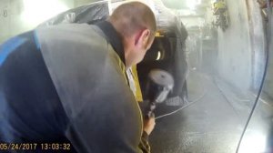 покраска бампера переходом