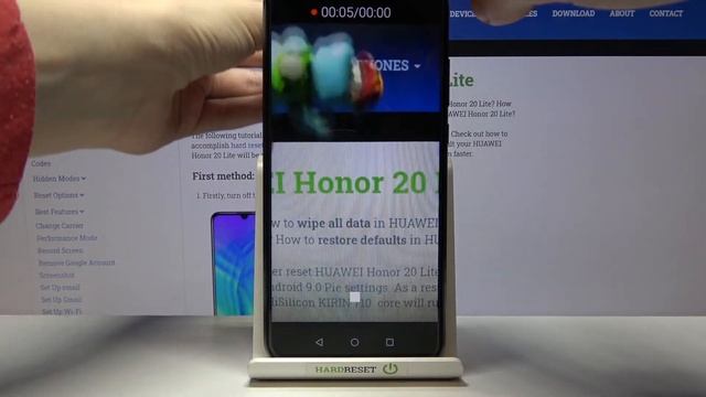 Honor 20 Lite How To Record Timelapse