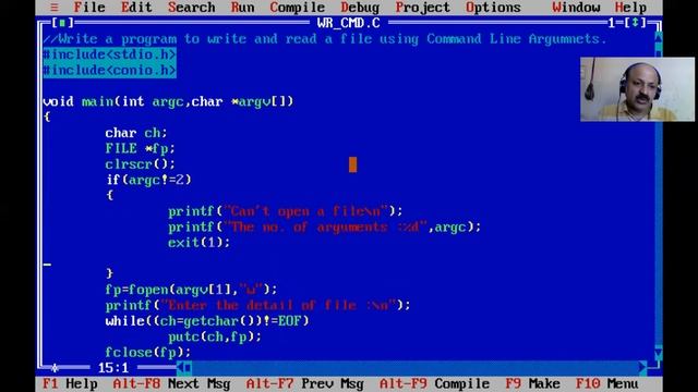 Write and Read a File Using Command Line Arguments in C Programming Language смотреть онлайн